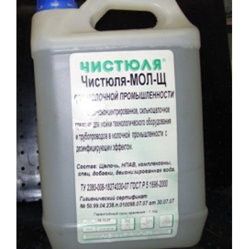 Чистюля-МОЛ-Щ/НП пенный очиститель для молочного оборудования
